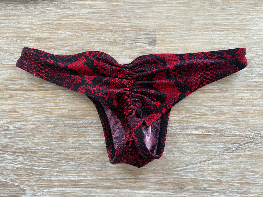 Men's Brazilian Bum Red Mamba