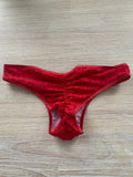 Men's Brazilian Bum Red Leopard