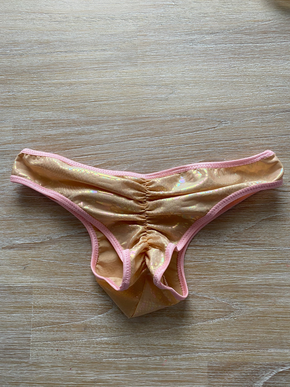 Men's Brazilian Bum Glazed Snakeskin