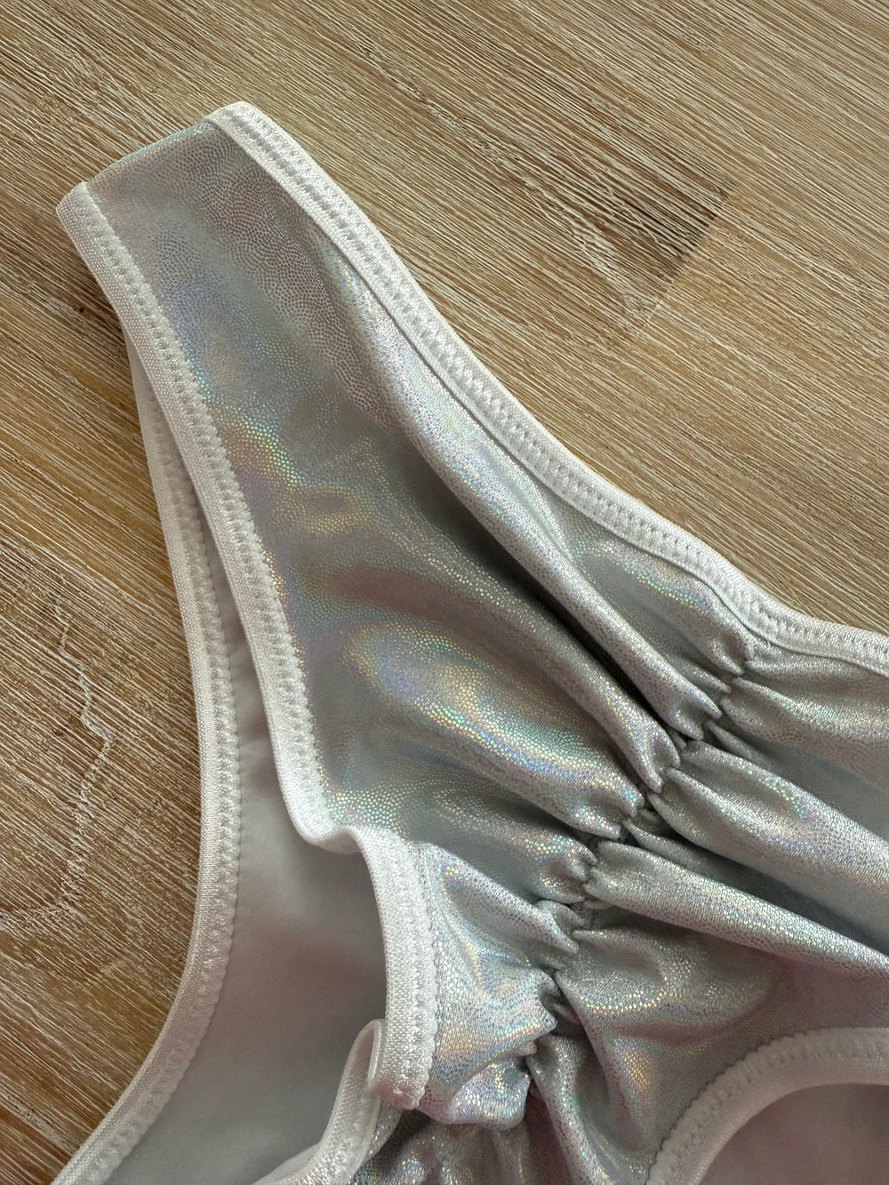 Men's Brazilian Bum Holographic White