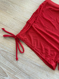Red Mesh Shorts
