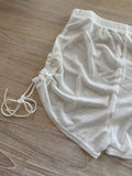 White Mesh Shorts