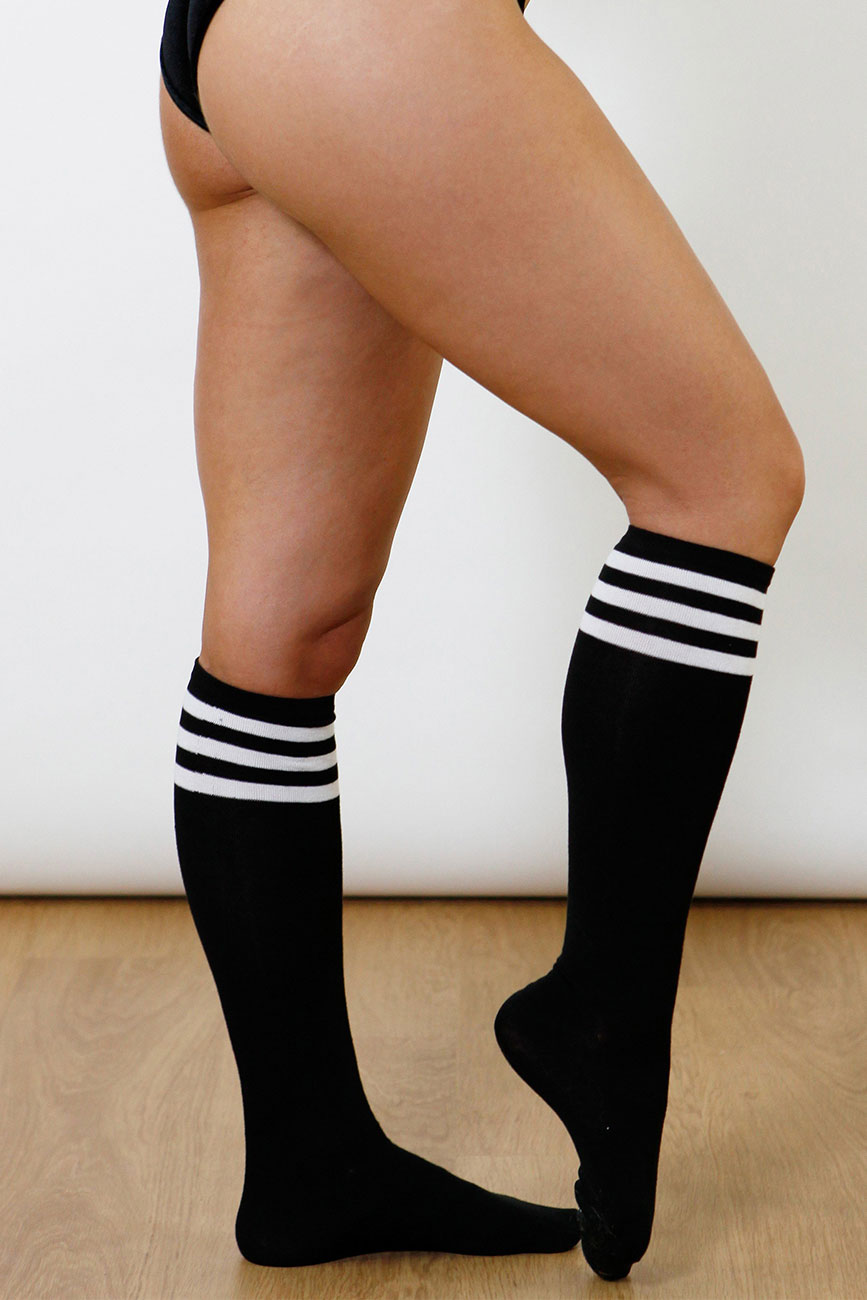 Black Sporty Socks