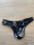 Men's Brazilian Bum Black Marble