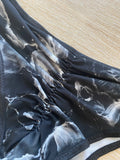 Men's Brazilian Bum Black Marble